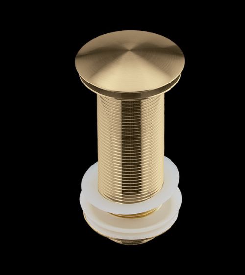 WASTE COUPLING W/POP UP F/T - AQUANT - ( BRUSHED GOLD - - 125x32 mm - 0inchX0inch )