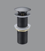 WASTE COUPLING W/POP UP F/T - AQUANT - ( BLACK MATT - - 125x32 mm - 0inchX0inch )