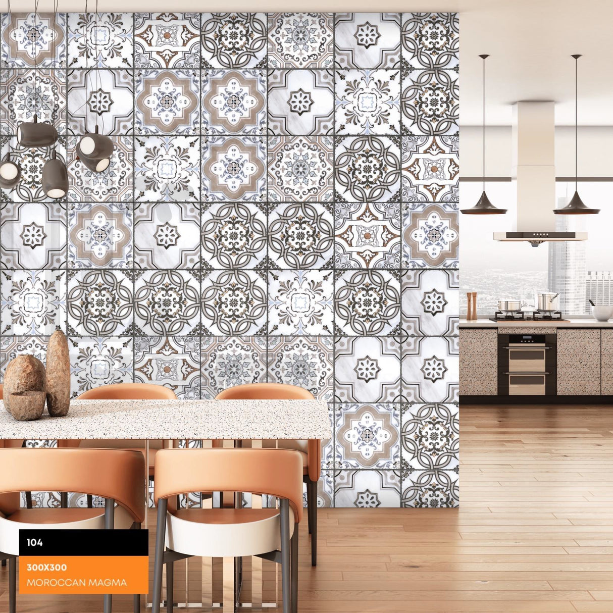 104 HL - CREANZA -  (  - MORROCAN GRANULA SERIES CREANZA - 300x300 mm - 12inchX12inch )