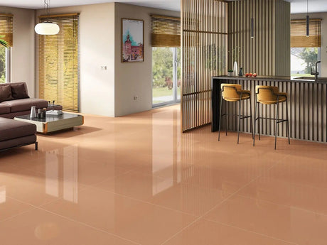 TERRA RED GLOSSY - SIMPOLO-TILES -  (  - COURTYARD GLOSSY - 1198x598 mm - 48inchX24inch )