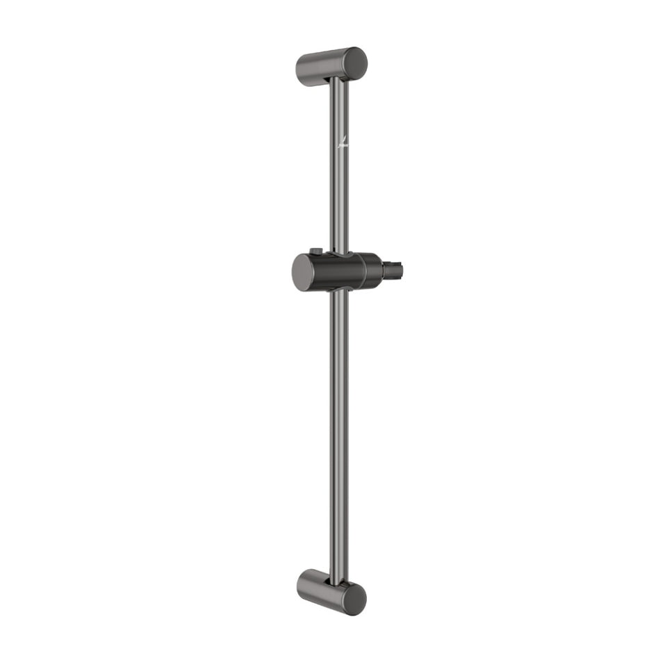 SLIDING RAIL 19MM DIA , 600MM LONG ROUND SHAPE WITH HAND SHOWER HOLDER - JAQUAR FAUCETS - ( BLACK CHROME - SHOWER ACC. - 0x600 mm - 0inchX24inch )