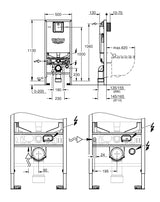 RAPID SLX FULL FRAME FLUSHING CISTERN 3-6 L 1, 13M - GROHE -  ( CHROME - G5 - RAPID SL - 0x0 mm - 0inchX0inch )