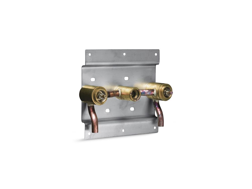 KALLISTA CONCEALED PART FOR WALL MOUNT BASIN MIXER WITH 2 KNOB AND 1 SPOUT - KOHLER LUXURY -  (  - LUXURY - 0x15 mm - 0inchX0.5inch )