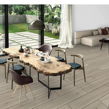 MORDIC WOOD ASH  - CREANZA -  (  - RUSTIC MATT - 1200x200 mm - 48inchX8inch )