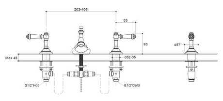 ARTIFACTS LEVER HANDLES - KOHLER LUXURY -  ( CHROME - LUXURY - 0x0 mm - 0inchX0inch )