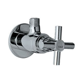 ANGULAR STOP COCK WITH FLANGE - JAQUAR FAUCETS - ( CHROME - SOLO - 0x15 mm - 0inchX0.5inch )
