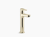 ACCLIV TALL PILLAR TAP (COLD ONLY)- KOHLER POPULAR -  ( VIBRANT FRENCH GOLD - POPULAR - 0x15 mm - 0inchX0.5inch )
