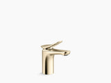 FLUENCE TM LAV S.L FAUCET WITH BRAIDED PIPE W/O DRAIN - KOHLER PREMIUM -  ( VIBRANT FRENCH GOLD - PREMIUM - 0x15 mm - 0inchX0.5inch )
