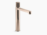 COMPONENTS TALL SINGLE CONTROL LAVATORY FAUCET - KOHLER LUXURY -  ( VIBRANT ROSE GOLD - LUXURY - 0x15 mm - 0inchX0.5inch )