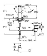 ALLURE BRILLIANT SINGLE-LEVER BASIN MIXER L-SIZE -  ( STAINLESS STEEL - G5 - ALLURE BRILLIANT PRIVATE - 0x15 mm - 0inchX0.5inch )