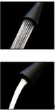 SINK TAP WALL MOUNTED WITH 2 FLOWS FLEXIBLE SPOUT - VIKING -  ( BLACK/POLISHED CP -  - 0x15 mm - 0inchX0.6inch )