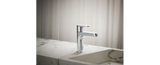 SINGLE-HANDLE BATHROOM SINK FAUCET, COLD ONLY - KOHLER POPULAR -  ( POLISHED CHROME - POPULAR - 0x15 mm - 0inchX0.6inch )