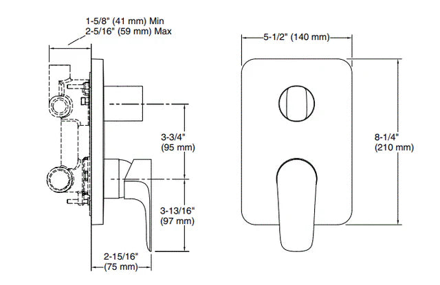 ALEO + AQUA TURBO 360 - KOHLER PREMIUM -  ( FRENCH GOLD - PREMIUM - 0x15 mm - 0inchX0.5inch )