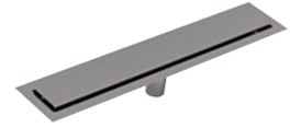 Viking Shower Drainer Centre Outlet, Chrome, view 1