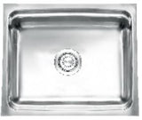 SS SINK 1.0 BOWL W/O DRAIN BOARD, SS MULTI PURPOSE VEG TRAY , SS VEG BOWL & CHOPPING BOARD (DEPTH 9.5INCH) RIVELO SUPER - NIRALI -  ( GLOSSY - MULTI FUNCTIONAL SINK - 620x510 mm - 24inchX20inch )