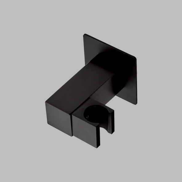 BRASS WALL HOOK SWIVEL - AQUANT -  ( MATT BLACK -  - 0x15 mm - 0inchX0.5inch )