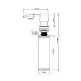 LOTION DISPENSER SS AXIS U/COUNTER - VIKING -  ( CHR -  - 0x0 mm - 0inchx0inch )
