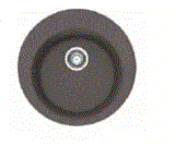 1.0 BOWL W/O DB RONDEL ROD 610-41 FRAGRANITE SINK - FRANKE -  ( OAT MEAL -  - 510x200 mm - 20.1inchX8inch )