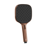 OCTANE SLIDER HAND SHOWER 130MM SQUARE SHAPE TRIFLOW (RAIN, GRAIN & MIST SPRAY)WITH RUBIT CLEANING SYSTEM W/O HOSE - JAQUAR FAUCETS - ( BLUSH GOLD PVD - OCTANE SHOWERS - 0x15 mm - 0inchX0.5inch )