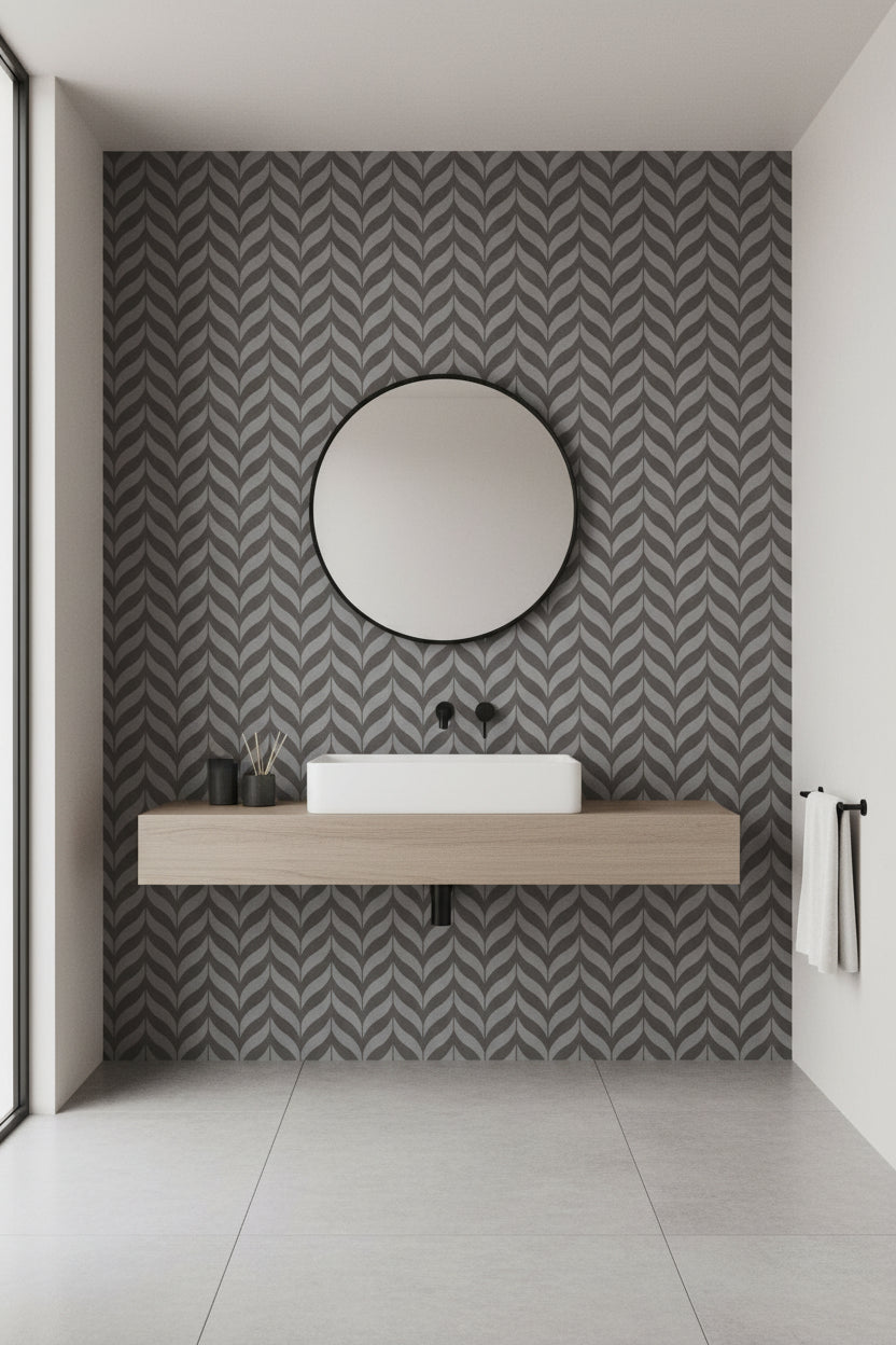 BRAZZIL GREY WAVES DECOR HL - INDIAN TILES - ( - CRIST DECOR - 1200x600 mm - 48inchX24inch)