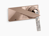 MODERNLIFE EDGE-WALL MOUNT SINGLE-CONTROL BASIN FAUCET TRIM W/VALVE - KOHLER LUXURY -  ( VIBRANT ROSE GOLD - LUXURY - 0x15 mm - 0inchX0.5inch )
