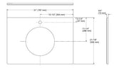 MARRAKESH VIT. COUNTERTOP, 1-HOLE - KOHLER LUXURY -  (  - LUXURY - 0x0 mm - 0inchX0inch )