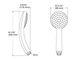 SINGLE FUNCTION HANDSHOWER W/HOSE - KOHLER POPULAR -  ( POLISHED CHROME - POPULAR - 0x15 mm - 0inchX0.6inch )