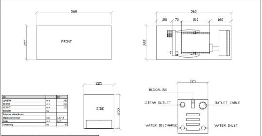 STEAM GEN 6 KW WITH ACC & INST - ARTIZE WELLNESS -  ( WHITE -  - 0x0 mm - 0inchx0inch )
