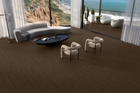 CRISSEL WOOD WENGE  - CREANZA -  (  - RUSTIC MATT - 1200x200 mm - 48inchX8inch )