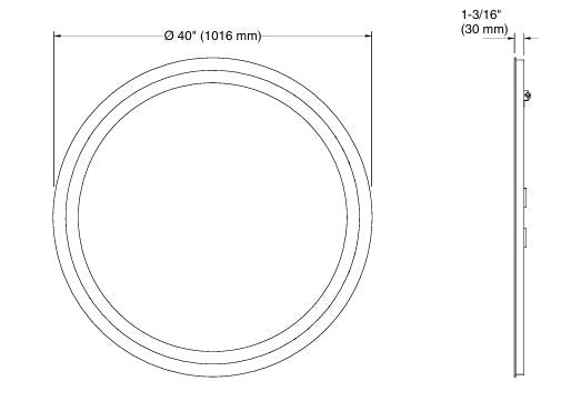 VITALITY40 INSET CIRCLE LIGHT MIRROR - KOHLER LUXURY -  (  - LUXURY - 0x0 mm - 0inchX0inch )