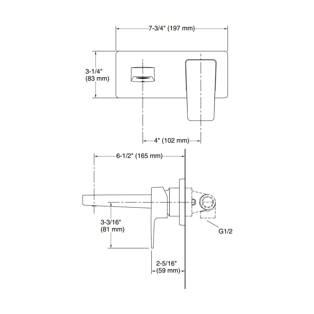 (PRUN)HONE-SL W/M BASIN MIXER W/O DRAIN PIPES - KOHLER PREMIUM -  ( FRENCH GOLD - PREMIUM - 0x15 mm - 0inchX0.6inch )
