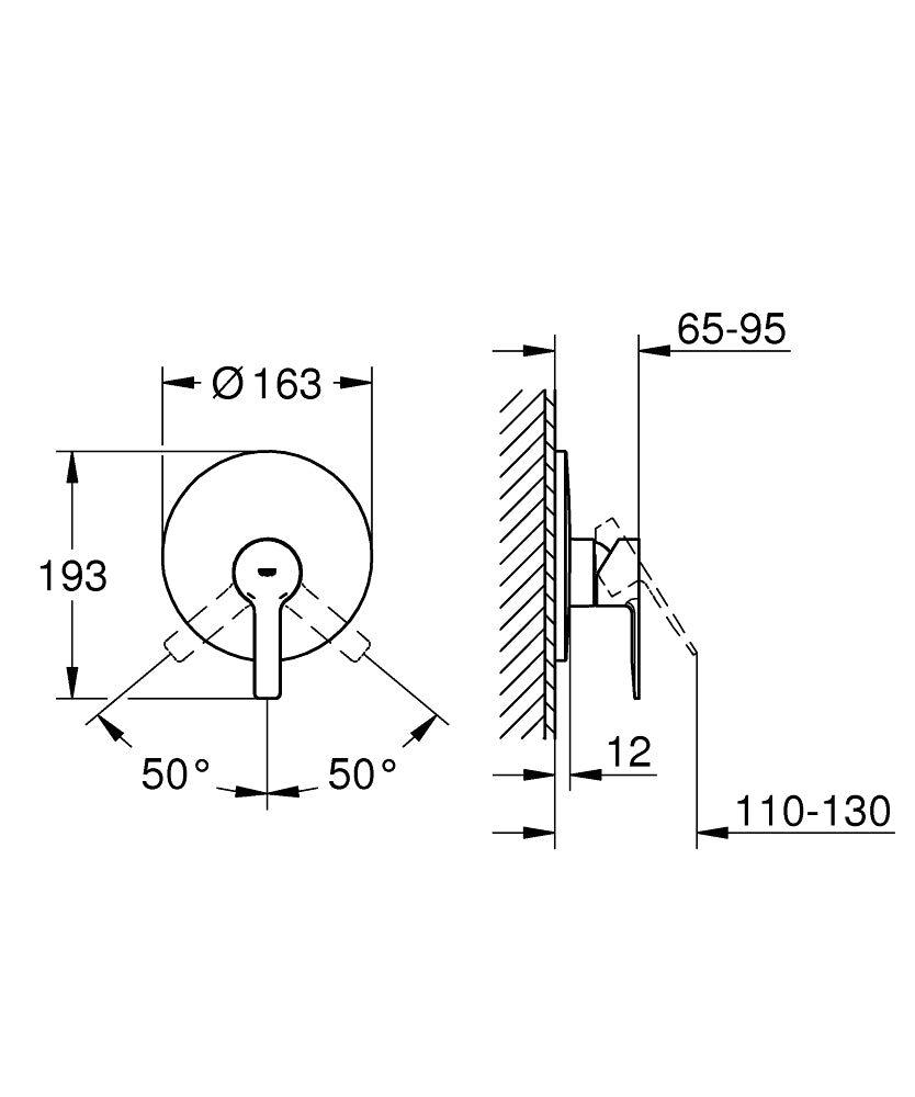 LINEARE 1-HANDLE SHOWER MIXER - GROHE -  ( CHROME - G4 - LINEARE - 0x0 mm - 0inchX0inch )