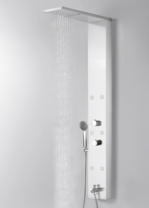 SHOWER PANEL 304 STAINLESS STEEL - AQUANT - ( CHROME - REVIVE - 0x15 mm - 0inchX0.5inch )