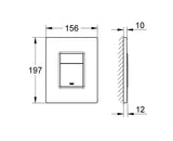 SKATE COSMOPOLITANFLUSH PLATE - GROHE -  ( WARM SUNSET - G5 - SKATE COSMOPOLITAN - 0x0 mm - 0inchX0inch )