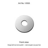 SS FLANGE FLORANTINE - VIKING -  ( POLISHED CHROME -  - 15x70 mm - 0.6inchX2.8inch )