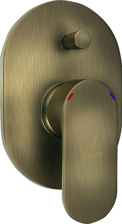SL CONC. DIVTR FOR BATH & SHWR SYSTEM W/BUTTON ON TOP - JAQUAR FAUCETS -  ( ANTIQUE BRONZE - OPAL PRIME - 0x15 mm - 0inchX0.5inch )