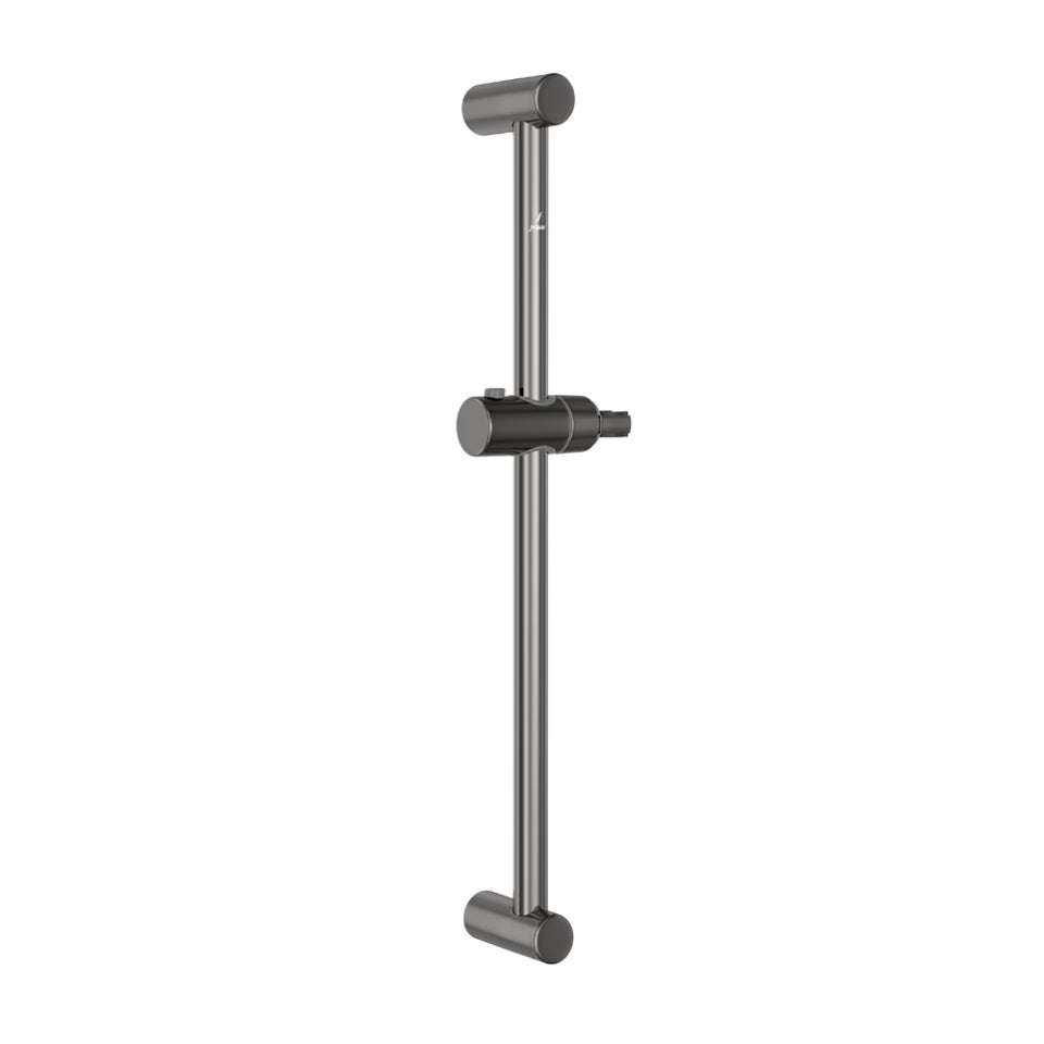 SLIDING RAIL 24MM DIA , 600MM LONG ROUND SHAPE WITH HAND SHOWER HOLDER - JAQUAR FAUCETS - ( BLACK CHROME - SHOWER ACC. - 0x600 mm - 0inchX24inch )