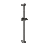 SLIDING RAIL 24MM DIA , 600MM LONG ROUND SHAPE WITH HAND SHOWER HOLDER - JAQUAR FAUCETS - ( BLACK CHROME - SHOWER ACC. - 0x600 mm - 0inchX24inch )