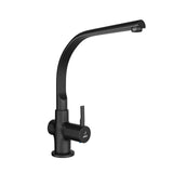 SINK COCK WITH EXTENDED SWINGING SPOUT (TABLE MOUNTED MODEL)- JAQUAR FAUCETS -  ( BLACK MATT - FLORENTINE PRIME - 0x15 mm - 0inchX0.5inch )