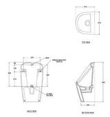 URINAL SENSOR ENIGMA MU SENSE - HINDWARE -  ( STAR WHITE - ITALIAN - 0x0 mm - 0inchX0inch )