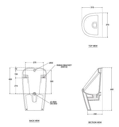 URINAL SENSOR ENIGMA MU SENSE - HINDWARE -  ( STAR WHITE - ITALIAN - 0x0 mm - 0inchX0inch )