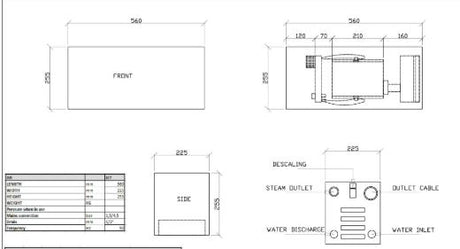 STEAM GEN 3KW WITH ACC & INST - ARTIZE WELLNESS -  ( WHITE -  - 0x0 mm - 0inchx0inch )