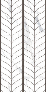 FLOREST WHITE DECOR 2 HL - INDIAN TILES - ( - CRIST DECOR - 1200x600 mm - 48inchX24inch)