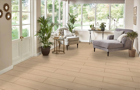 CRISSEL WOOD PINE  - CREANZA -  (  - RUSTIC MATT - 1200x200 mm - 48inchX8inch )