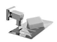(PRUN)VANTAGE BRASS SOAP DISH - BETTER LIVING -  ( CHROME - VANTAGE CHAKOR SERIES - 0x0 mm - 0inchX0inch )