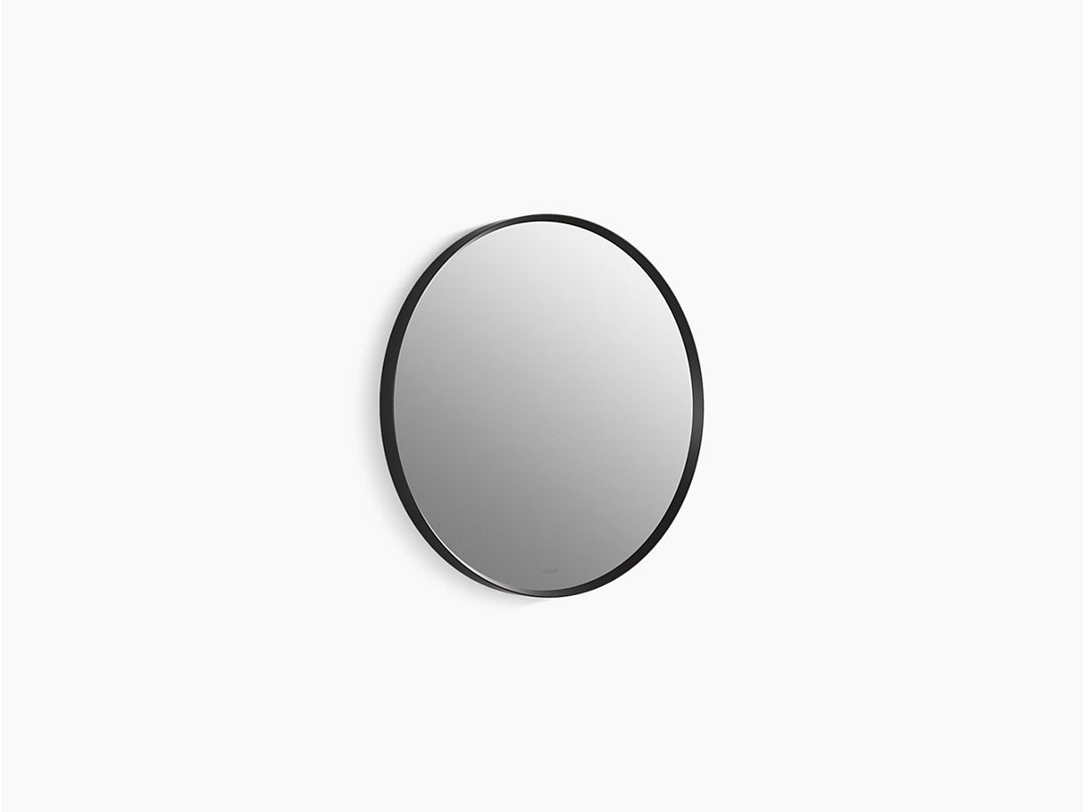 ESSENTIAL ROUND FRAMED MIRROR - KOHLER PREMIUM -  ( MATTE BLACK - PREMIUM - 0x559 mm - 0inchX22.36inch )