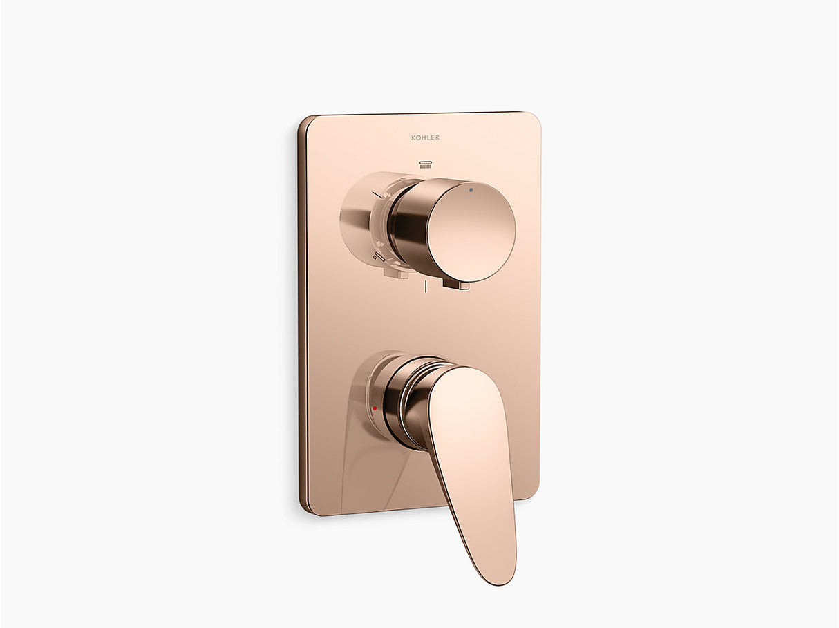 AQUA TURBO 360 TRIM + VALVE - KOHLER PREMIUM -  ( VIBRANT ROSE GOLD - PREMIUM - 0x15 mm - 0inchX0.5inch )