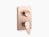 AQUA TURBO 360 TRIM + VALVE - KOHLER PREMIUM -  ( VIBRANT ROSE GOLD - PREMIUM - 0x15 mm - 0inchX0.5inch )