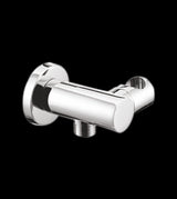 WALL OUTLET WITH IN-BUILT SWIVEL HOOK (BRASS ROUND BODY) - AQUANT - ( CHROME - - 0x0 mm - 0inchX0inch )