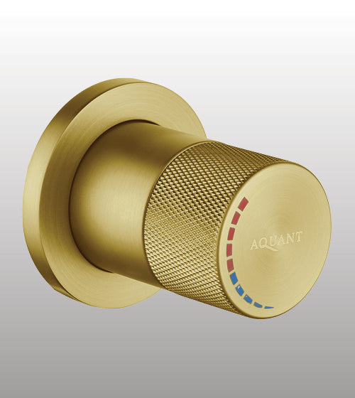 CON WALL MOUNTED DEUSCH MIXER W/PROGRESSIVE CARTRIDGE - AQUANT -  ( BRUSHED GOLD -  - 0x0 mm - 0inchx0inch )